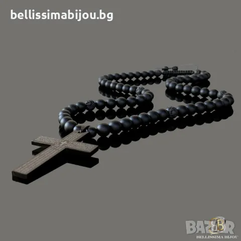 Мъжки Гердан/Броеница със Стоманен Кръст