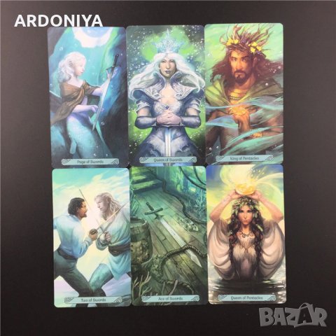 Mermaid Tarot - карти Таро , снимка 7 - Други игри - 35176156