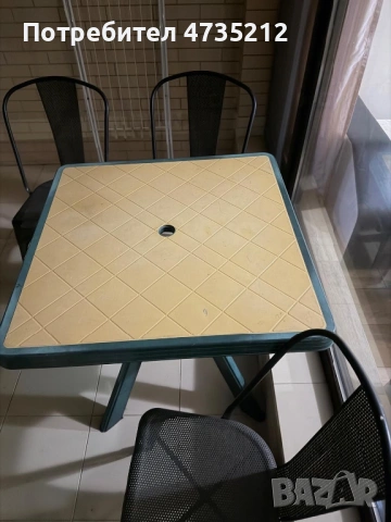 Градински маси и столове, снимка 2 - Градински мебели, декорация  - 53447338