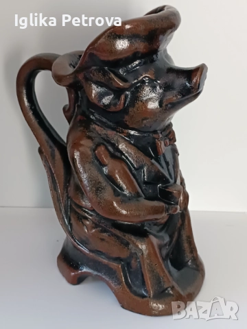 Ретро, винтидж,керамична кана, снимка 3 - Антикварни и старинни предмети - 51793534