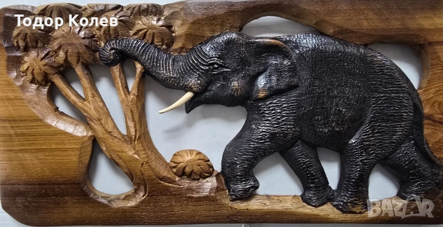 Пано от тиково дърво 