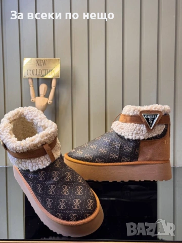 Guess Дамски Зимни Меки И Топли Боти Гес - Налични Различни Цветове Код E1173, снимка 9 - Дамски боти - 53226861