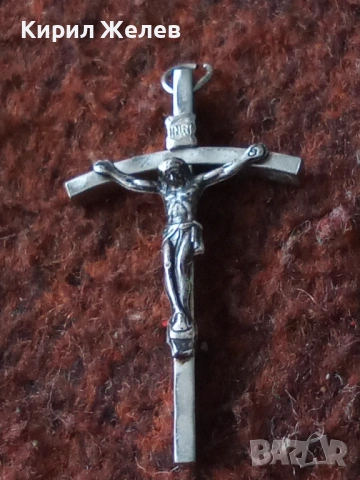 Старо металното кръстче 10011, снимка 3 - Антикварни и старинни предмети - 53485255