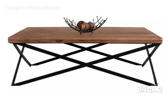 Холна маса ,трапезна маса,помощна маса Рустик стил индустриален стил, снимка 2 - Маси - 32338386