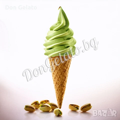 Суха смес за сладолед шам фъстък * Сладолед на прах шам фъстък * (1200г / 3 L Вода), снимка 2 - Други - 51265947