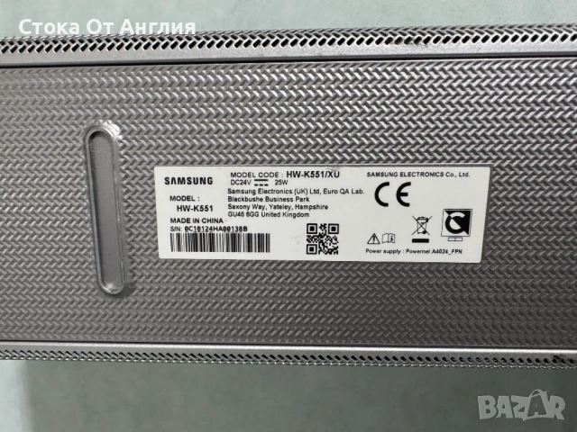 Саундбар - Samsung PS-K551 / CAM4, снимка 7 - Аудиосистеми - 46100448