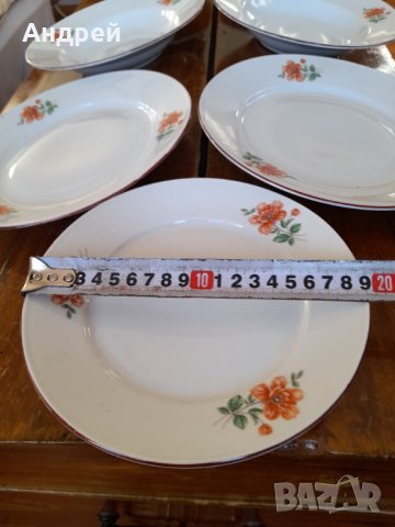 Стара порцеланова чиния,чинии #17, снимка 3 - Антикварни и старинни предмети - 35271252