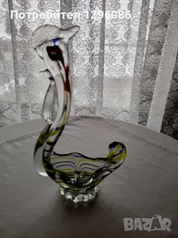 Фигурка от шарено стъкло., снимка 3 - Декорация за дома - 49167631