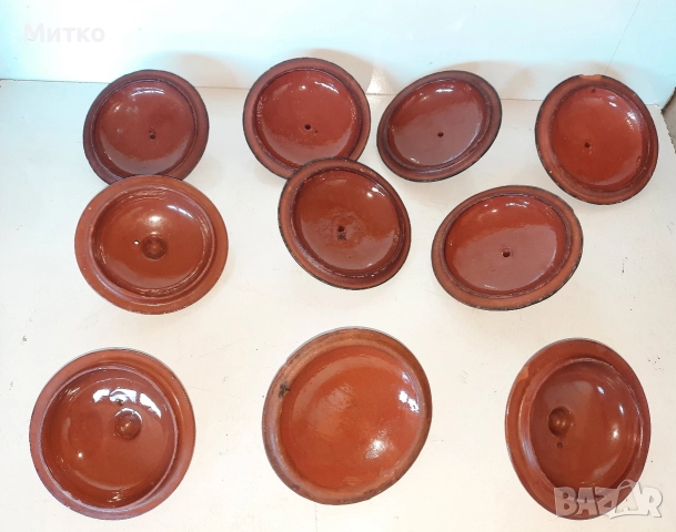 Български битови керамични чиний купи и капаци, снимка 14 - Чинии - 52930225