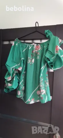 Дамска блуза с паднали рамене, снимка 1