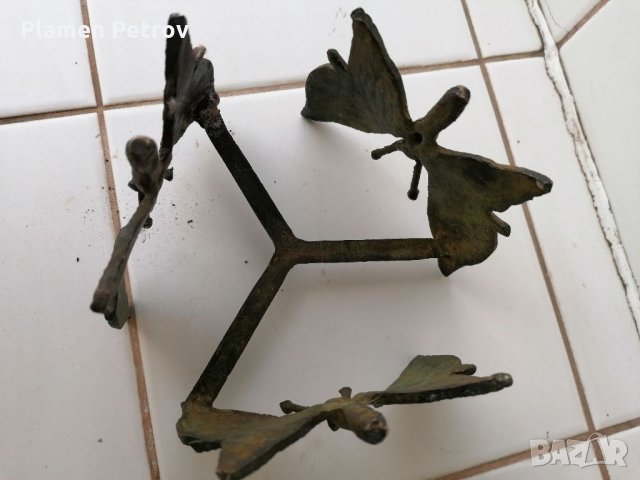 Бронзова поставка, чаши6,пепелник и бонбониера , снимка 5 - Антикварни и старинни предмети - 34954857