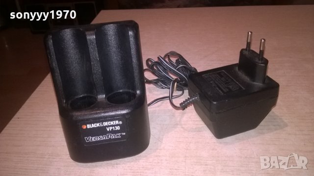 black & decker versapak vp130 charger-внос швеицария, снимка 2 - Винтоверти - 27492290