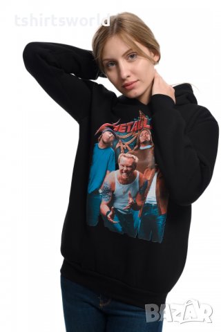Нов дамски суичър с трансферен печат на музикалната група METALLICA, снимка 9 - Суичъри - 37007241