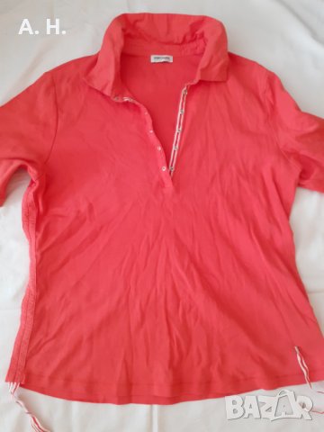 розова риза с къс ръкав/ тениска , снимка 1 - Ризи - 26281716