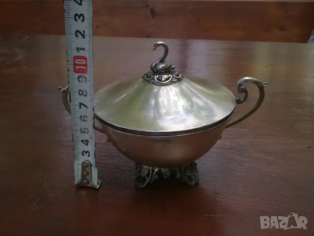 СРЕБЪРНА КУПА-252 ГР. , снимка 5 - Антикварни и старинни предмети - 49291578