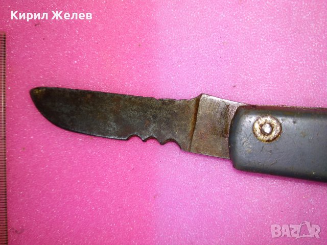 Стар РУСКИ ДЖОБЕН НОЖ - СН Комбинирано с ОТВЕРТКА Много РЯДКО НОЖЧЕ СССР За КОЛЕКЦИЯ 38421, снимка 18 - Колекции - 44018972