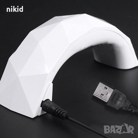 компактна 9W LED Лед ув лампа печка за нокти лак за маникюр с таймер, снимка 2 - Продукти за маникюр - 37933616