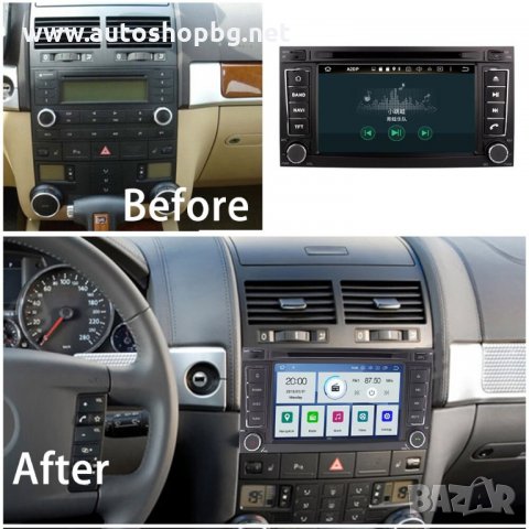  МУЛТИМЕДИЯ АНДРОИД VW Touareg / Transporter / T5, снимка 3 - Аксесоари и консумативи - 27445239