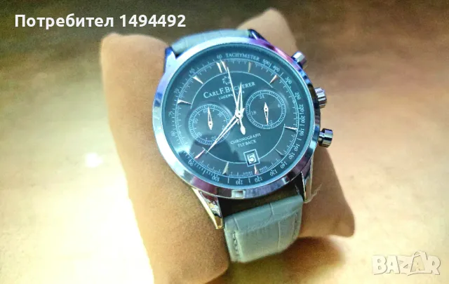 KARL F. BUCHERER FLY BACK, снимка 9 - Мъжки - 48476875