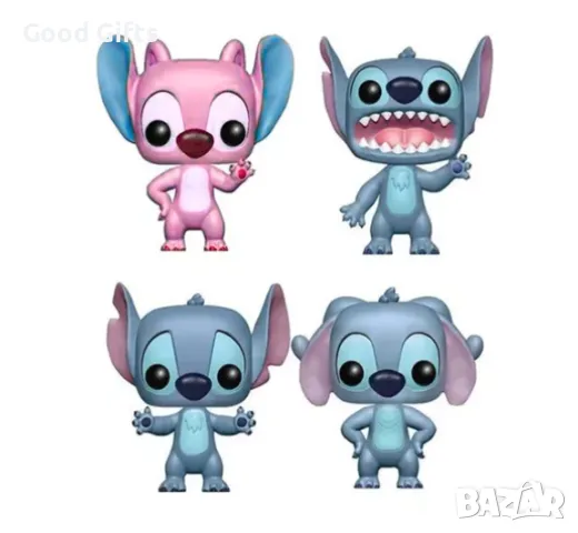 Комплект 4 Броя Фигурки Лило и Стич Aloha Lilo and Stitch, снимка 2 - Фигурки - 48984940