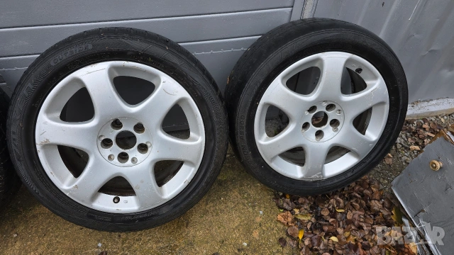 Peugeot / Citroen 5 броя джанти 17 цола 5х108 с болтове Пежо Ситроен, снимка 3 - Гуми и джанти - 53067863