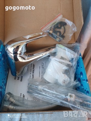 смесител хром,Делфин,НОВ Смесител КОМПЛЕКТ месингов кран + СИФОН, керамичен Смесител батерия за баня, снимка 17 - Други стоки за дома - 43558546