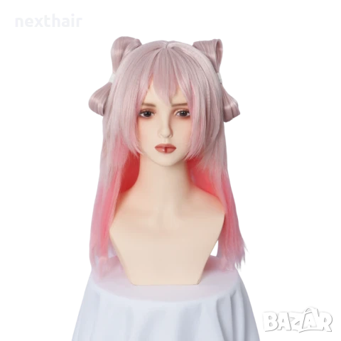 Аниме косплей розова перука Honkai Star Rail March high quality cosplay