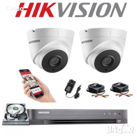 Видеонаблюдение, Hikvision, Dahua, снимка 4 - IP камери - 53245036