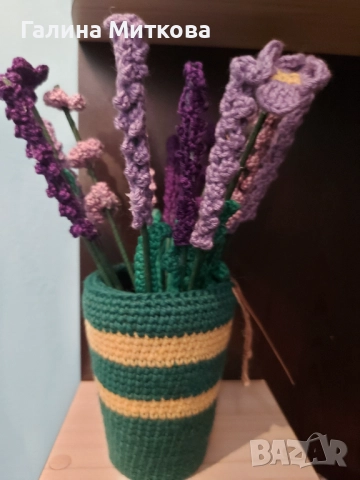 Букет от лавандула, снимка 2 - Декорация за дома - 51554242