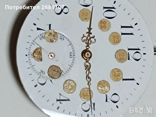 механизъм от джобен часовник , снимка 2 - Мъжки - 53326684