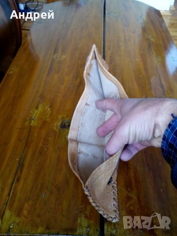 Стар кожен портфейл,портмоне #4, снимка 4 - Антикварни и старинни предмети - 27452854