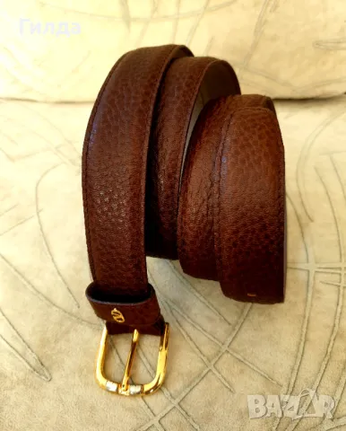 Valentino Garavani колан естествена кожа наличен, снимка 2 - Колани - 50159399