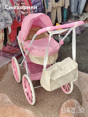 Голяма детска количка за кукли, снимка 3 - Кукли - 52481467