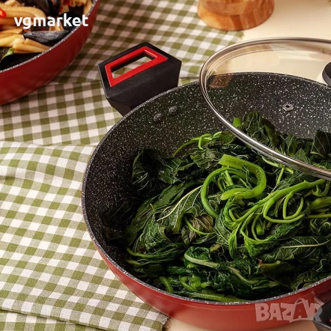 Плитка тенджера NAVA TAURUS 28 см., снимка 3 - Съдове за готвене - 51126932