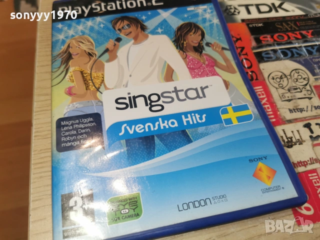 SONY PS2 GAME SINGSTAR SVENSKA HITS 2302261357, снимка 9 - Игри за PlayStation - 53592486