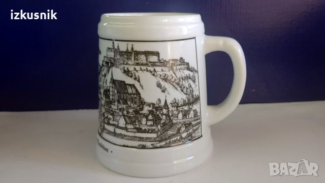 Винтидж порцеланова халба за бира от Altenkunshtadt – Германия., снимка 6 - Колекции - 37815883