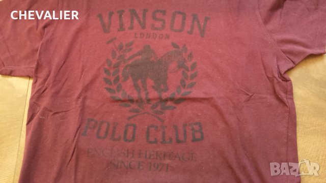 POLO CLUB Vinson London размер L мъжка тениска 34-28, снимка 3 - Тениски - 27499592