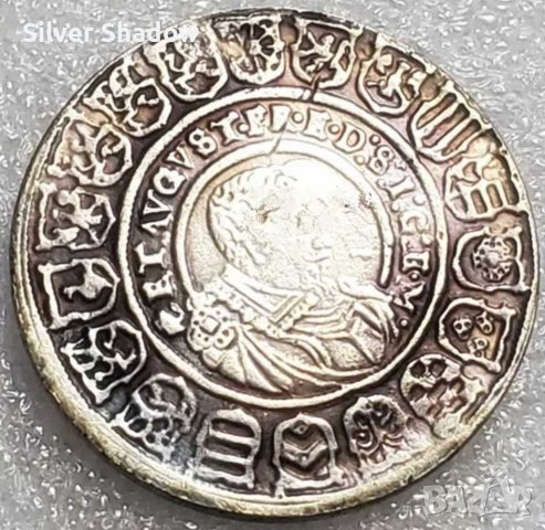 Монета Саксония 1 Талер 1613 г - Реплика, снимка 2 - Нумизматика и бонистика - 38102880