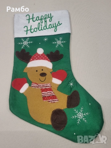 Коледен чорап за подаръци, снимка 5 - Други - 52345978