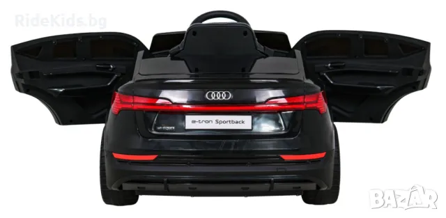Audi E-Tron Sportback 12V – Детска акумулаторна кола, Черна, EVA гуми, 4x4, снимка 5 - Детски велосипеди, триколки и коли - 50422325