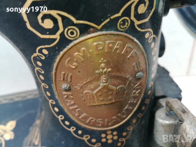 PFAFF-СТАРА МАШИНЕРИЯ-ВНОС SWISS 3105251829, снимка 7 - Антикварни и старинни предмети - 50497462
