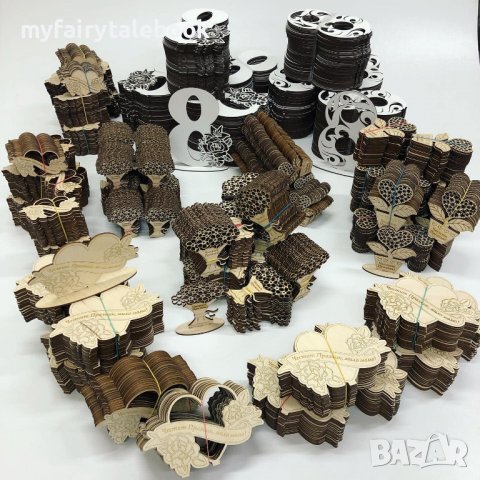 Заготовки от бирен картон, шперплат, MDF, творчество и декорации с мъх, снимка 4 - Декорация за дома - 39988255