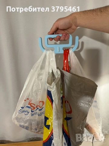 Удобни дръжки за няколко торби и монета, снимка 2 - Чанти - 53297007