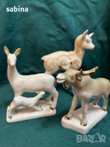 Статуетки еленче, лос и сърна - Дулево и Полонное