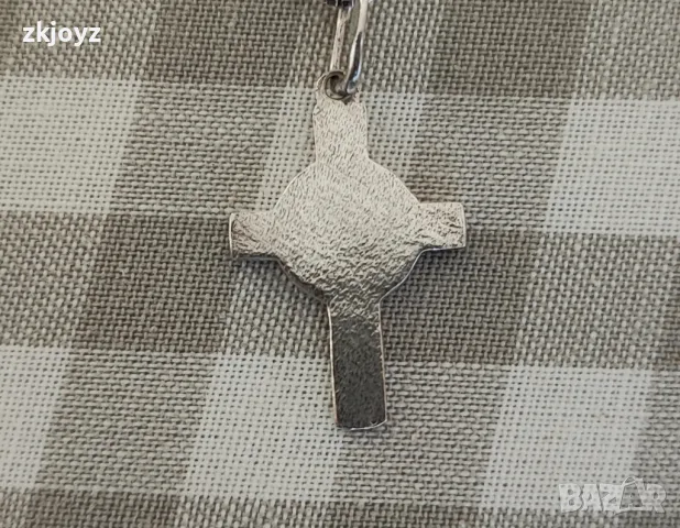 СРЕБЪРНО КОЛИЕ с КРЪСТ 3.22 грама / ПРОБА 925 , снимка 3 - Колиета, медальони, синджири - 48651892