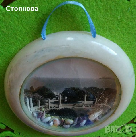 Сувенир-ретро с изглед от град Варна - Морската градина , снимка 2 - Антикварни и старинни предмети - 27982071