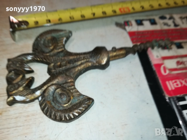 РЕТРО ТИРБУШОН-АНТИКА//ПАТИНА//РЕЛИКВА 0211251429, снимка 9 - Антикварни и старинни предмети - 52263744