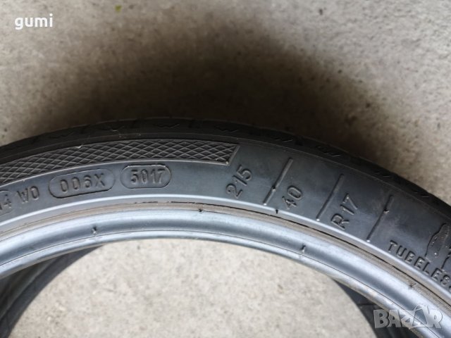 4бр летни  гуми 215/40/17 KLEBER , снимка 3 - Гуми и джанти - 33670204
