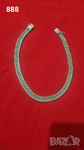 Сребърен синджир 925 проба, 119 грама , снимка 4 - Колиета, медальони, синджири - 43429795