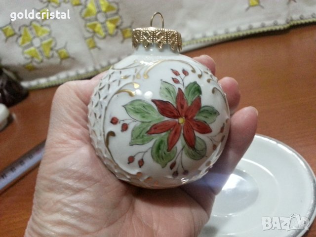 Порцеланова топка за елха , снимка 2 - Антикварни и старинни предмети - 43245737